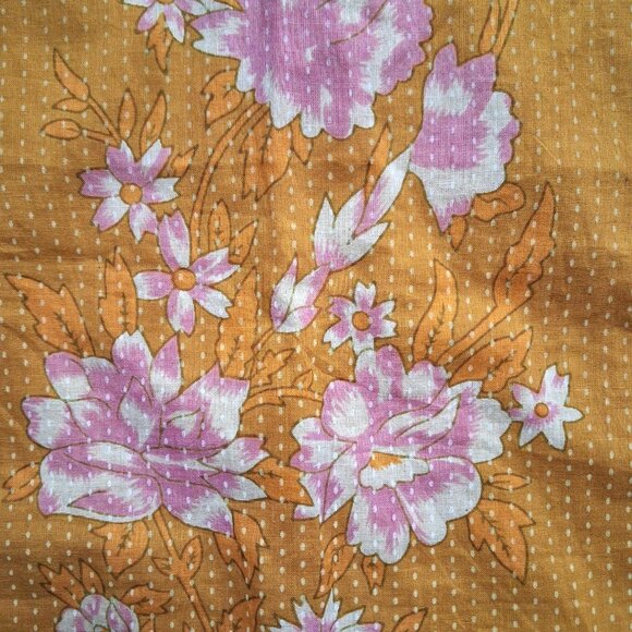 NWT FREE PEOPLE Women's Mustard Floral Faded Gardens Tank sz S - Picture 3 of 10